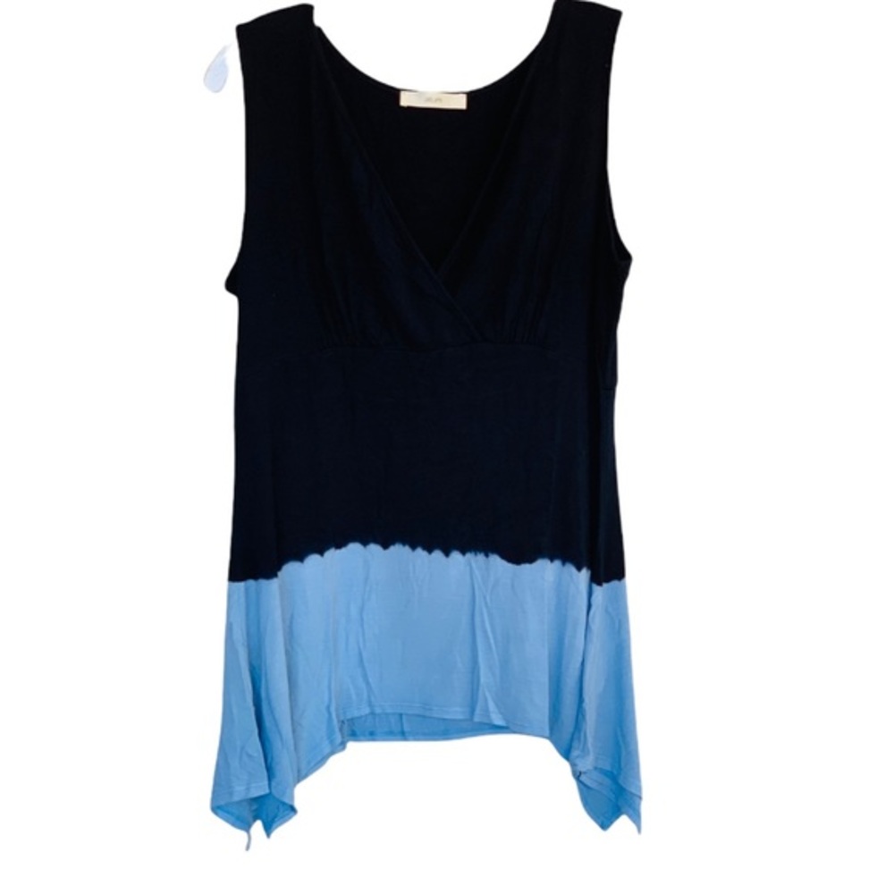 🔥deal NWOT Navy blue Ombre Tunic Top size medium